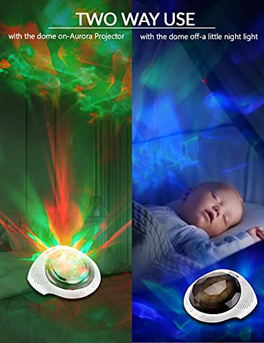 Soaiy aurora online night light projector