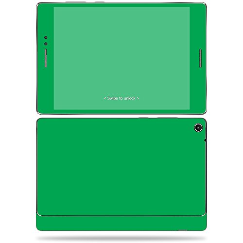 MightySkins Protective Skin Compatible with Asus ZenPad S 8 - Solid Green | Protective, Durable, and Unique Vinyl Decal wrap Cover | Easy to Apply, Remove, and Change Styles | Made in The USA