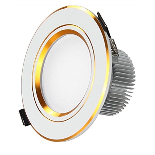 Pertop Ultra thin LED Downlight 7W 700LM,Anti-fog Recessed Lighting Fixture 2800K-6500K, LED Ceiling Light 85V-265V