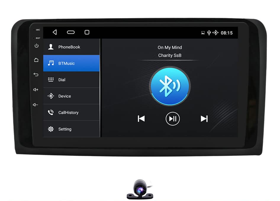 hizpo Android 10 32G Car Stereo 9 Inch with Video Receiver Radio GPS WiFi for Mercedes-Benz ML-Class W164 2005-2012/ML300/320/350/400/450 ML63 AMG GL Class X164 GL320/350/420/450/500