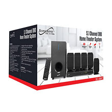 Load image into Gallery viewer, Supersonic 5.1 Channel DVD Home Theater System with USB Input &amp; Karaoke Function, Home Theater Systems - Black (SC-38HT)
