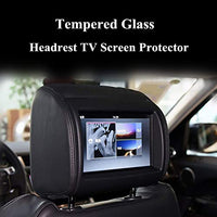 HOTRIMWORLD Anti-Scratch Tempered Glass Car Seat Headrest TV Screen Protector Foil for Land Rover Range Rover & Discovery Model 2pcs