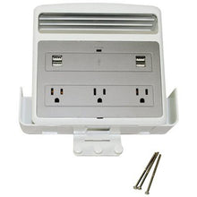 Load image into Gallery viewer, Legrand - Wiremold PX1002 Wall Mount USB Multi-Outlet Charging Center
