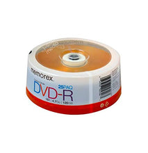 Load image into Gallery viewer, Memorex DVD Recordable Media - DVD-R - 16x - 4.70 GB - 25 Pack Spindle 05706
