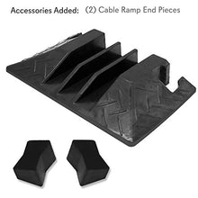 Load image into Gallery viewer, 1pc Cable Ramp End Cap - Finish Pieces For Pyle PCBLCO105 Cable Protector Cover Ramp - Pyle PCBLEN105ENDCP01
