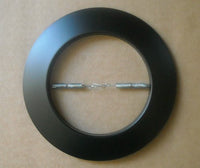 Metal Open Trim Ring for 6 Inch Ceiling R40 PAR38 Recessed Light Can - BLACK