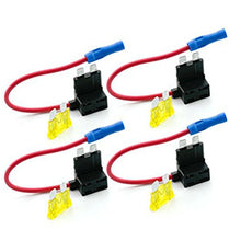 Load image into Gallery viewer, VORCOOL ATO ATC Standard Blade Fuse Holder with 20A Blade Fuse for Car Pack of 4
