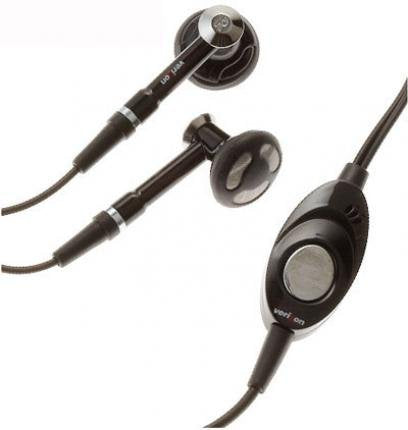 Headset OEM 2.5mm Hands-free Earphones Dual Earbuds Headphones Earpieces w Mic Stereo Black for T-Mobile Sharp Sidekick ID - T-Mobile Sharp Sidekick Slide - Tracfone Kyocera S1000
