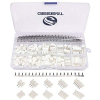 GeeBat 460pcs 2.54mm JST-XH Connector Kit with 2.54mm Female Pin Header and 2/3 / 4/5 / 6 Pin Housing Connector Adapter Plug (JST Connector Kit)