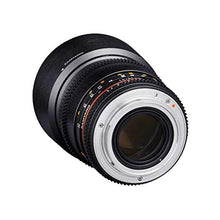 Load image into Gallery viewer, Samyang 85 mm T1.5 VDSLR II Manual Focus Video Lens for Micro Four Thirds Camera
