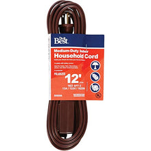 Load image into Gallery viewer, Do it Cube Tap Extension Cord, 12&#39; 16/2 BROWN EXT CORD
