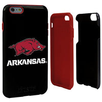 Guard Dog Collegiate Hybrid Case for iPhone 6 Plus / 6s Plus  Arkansas Razorbacks  Black