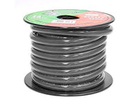 4 Gauge Clear Black Ground Wire   25 Ft. 4 Awg Gauge, Economy Oxygen Free Copper Cable Wire W/ Flexi