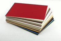 8.5x11 Mat Board Uncut Variety Pack 25 Assorted Colors