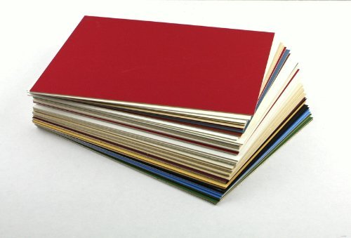 4x6 Mat Board Uncut Variety Pack 25 Assorted Colors