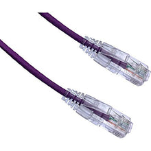 Load image into Gallery viewer, AXIOM 100FT CAT6A BENDNFLEX ULTRA-THIN SNAGLESS PATCH CABLE 650MHZ (PURPLE)
