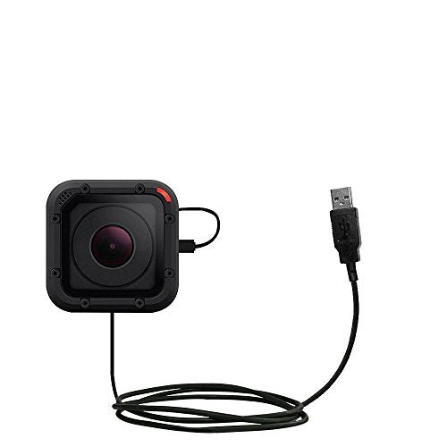 Classic Straight USB Cable Suitable for The GoPro Hero Session with Power Hot Sync and Charge Capabilities - Uses Gomadic TipExchange Technology
