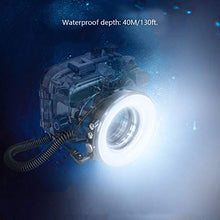 Load image into Gallery viewer, Acouto 67mm Waterproof Underwater Diving LED Ring Flash Light for Camera Or Housing Case
