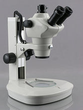 Load image into Gallery viewer, 8X-50X Track Stand Zoom Stereo Microscope with 2 LED Lights &amp; 720p Wi-Fi Camera
