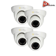 Load image into Gallery viewer, Q-See 720p HD Indoor Dome Cameras: 12 IR LEDs up to 65ft, 3.6mm Lens, 2D DNR - QCA7202D (4 Pack)
