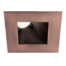 Load image into Gallery viewer, WAC Lighting HR3LEDT918PN927CB Tesla PRO 3.5&quot; LED Square 30-45 Degree Adjustable Trim with Light Engine 2700K Narrow Beam 90CRI, (90+ CRI), Copper Bronze
