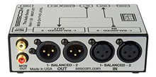 Load image into Gallery viewer, Sescom SES-ON-THE-LEVEL RCA to XLR Audio Level Converter with Level Controls-by-Sescom
