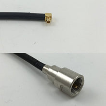 Load image into Gallery viewer, 12 inch RG188 MMCX MALE ANGLE to FME MALE Pigtail Jumper RF coaxial cable 50ohm Quick USA Shipping
