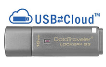 Load image into Gallery viewer, Kingston Digital 16GB Data Traveler Locker + G3, USB 3.0 with Personal Data Security and Automatic Cloud Backup (DTLPG3/16GB)
