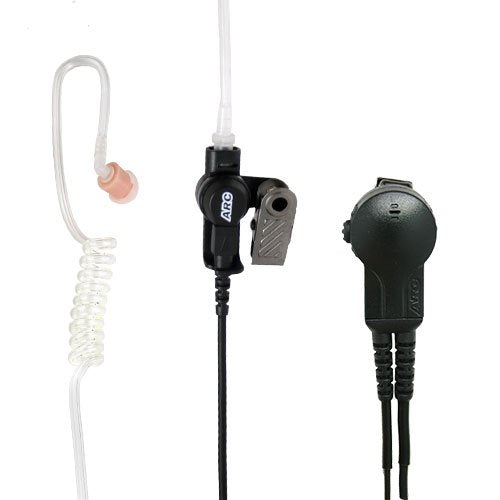 ARC T21005 Earpiece Headset Mic for Motorola CP200 BPR40 and other 2-Pin Radios (See List)