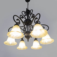 Load image into Gallery viewer, Yosemite Home Dcor 95836R-6SS Florence Collection Six Light Chandelier, Sierra Slate
