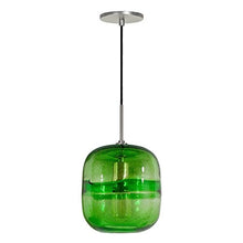 Load image into Gallery viewer, Jesco Lighting PD407-TE/BZ 1-Light Line Voltage Pendant and Canopy with Bronze Socket, Teal
