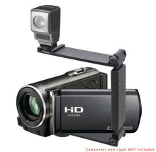 Load image into Gallery viewer, Aluminum Mini Folding Bracket for Panasonic HC-W850 (Accommodates Microphones Or Lights)
