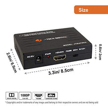 Load image into Gallery viewer, J-Tech Digital Premium Quality 1080P HDMI To HDMI + Audio (SPDIF + RCA Stereo) Audio Extractor Converter (JTDAT5CH)
