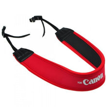 Load image into Gallery viewer, EarlyBirdSavings Red Neoprene Comfort Camera Padded Shoulder Neck Strap For Canon Camera
