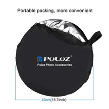 Load image into Gallery viewer, PULUZ 5 in 1 Portable Multi-disc Collapsible Photo Studio Reflector Board (Silver/Translucent/Gold/White/Black) Size: 110cm 43.3in
