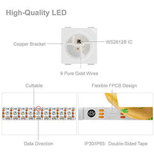 Load image into Gallery viewer, BTF-LIGHTING WS2812B RGB 5050SMD Individual Addressable 3.3FT 144(2X72) Pixels/m Flexible White PCB Full Color LED Pixel Strip Dream Color IP30 Non-Waterproof Making LED Screen, LED Wall Only DC5V
