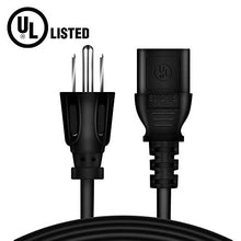 Load image into Gallery viewer, PwrON 5ft/1.5m UL Listed AC Power Cord Outlet Socket Cable Plug Lead for Asustor AS-204T AS-204TE Diskless System 4-Bay NAS Network Attached Storage Server

