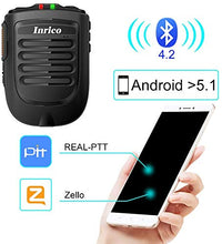 Load image into Gallery viewer, Inrico B01 Wireless Handheld Microphone Bluetooth Version 4.2 PTT for W7 N60 W2PLUS Android Mobile Radio Phone Work with Zello Real PTT NOT Support iOS System
