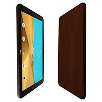 Skinomi Dark Wood Full Body Skin Compatible with LG G Pad II 10.1 (Full Coverage) TechSkin with Anti-Bubble Clear Film Screen Protector