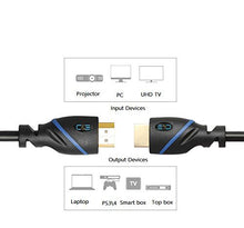 Load image into Gallery viewer, 30ft (9.1M) High Speed HDMI Cable Male to Male with Ethernet Black (30 Feet/9.1 Meters) Supports 4K 30Hz, 3D, 1080p and Audio Return CNE544700 (2 Pack)
