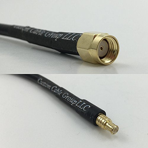 12 inch RG188 RP-SMA MALE to MCX MALE Pigtail Jumper RF coaxial cable 50ohm Quick USA Shipping