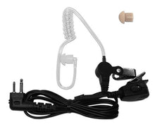 Load image into Gallery viewer, 2 Pin Acoustic AIR Tube Earpiece MIC for Motorola Radios GP300 GP88 CT150 P110
