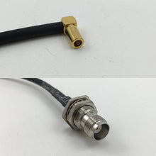 Load image into Gallery viewer, 12 inch RG188 SSMB ANGLE FEMALE to TNC FEMALE BULKHEAD Pigtail Jumper RF coaxial cable 50ohm Quick USA Shipping
