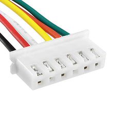 Load image into Gallery viewer, uxcell Female 6P XH2.54 Balance Plug Connector Extension Wire Charger Cable 20cm Long 5Pcs
