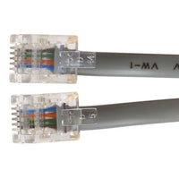 Cmple - RJ11 6P4C Reverse Telephone Cable for Voice (7 Feet)