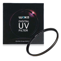 waka 49mm MC UV Filter - Ultra Slim 16 Layers Multi Coated Ultraviolet Protection Lens Filter for Canon Nikon Sony DSLR Camera Lens