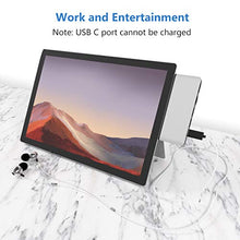 Load image into Gallery viewer, Surface Pro 7 Hub Docking Station with 4K HDMI Adapter+100M Ethernet LAN+ USB C Audio &amp; Data Transfer Port + USB Port* 2+SD Card Reader Converter Combo Adaptor for Microsoft Surface Pro 7
