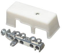 Load image into Gallery viewer, Arlington GB5-1 White Intersystem Zinc Grounding Bridge with Plastic Cover, 4-1/2-Inch
