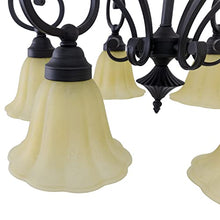 Load image into Gallery viewer, Yosemite Home Dcor 95836R-6SS Florence Collection Six Light Chandelier, Sierra Slate

