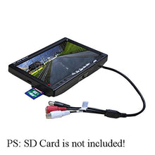 Load image into Gallery viewer, 7&quot; HD 800480 TFT LCD Car Bus 1Ch Video Monitor with DVR Function Support SD Card 12-24v
